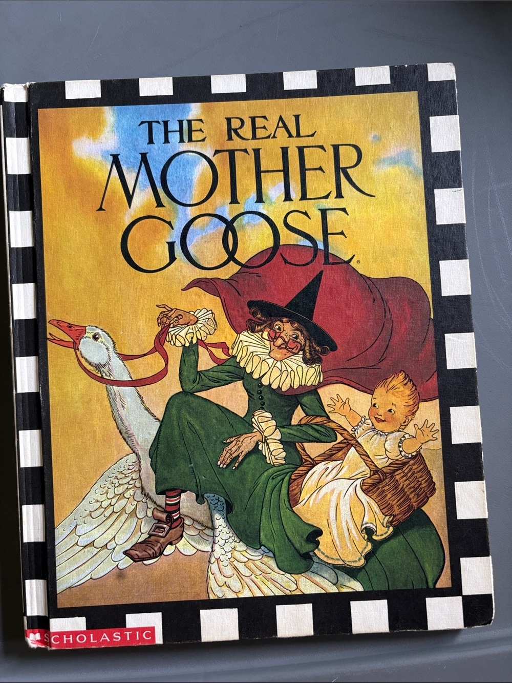 The Real Mother Goose Hardcover 1994 First Scholastic Printing Blanche Wright